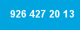 926 427 20 13